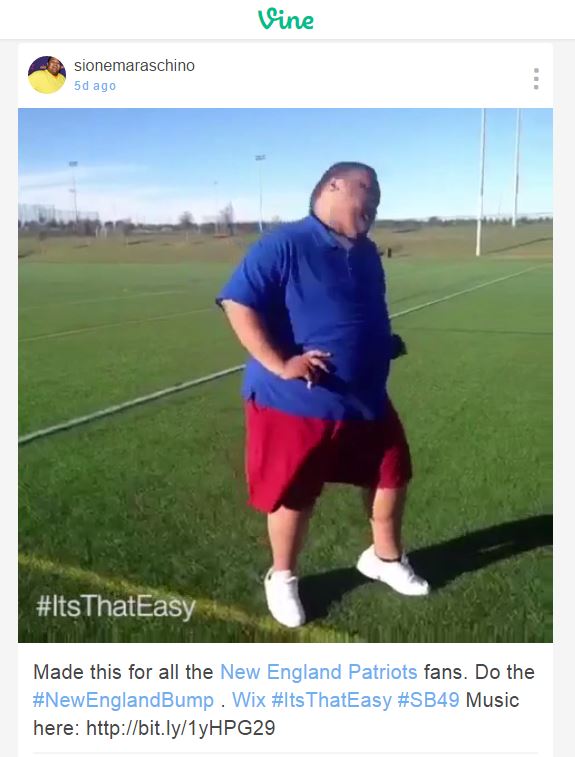 Sione Maraschino Wix Super Bowl Commercial