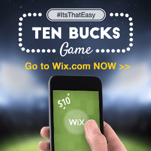 Wix Ten Bucks Game Super Bowl Commercial 2015