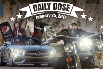 Mercedes, Adam Driver, Pepsi, Tostitos, Super Bowl Commercials 2017